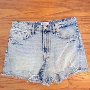Zara denim cut off shorts - size 10